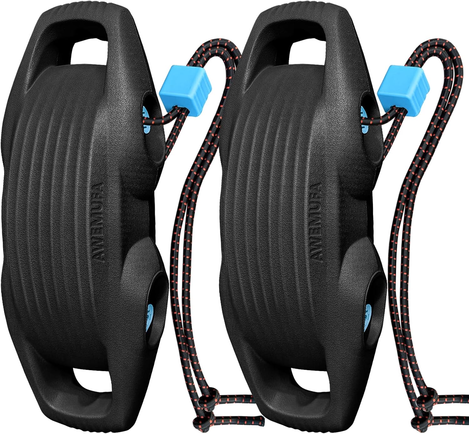 AWEMUFA Boat Fenders (EVA) — Easy to Install Docking Bumpers for Pontoon, Bass, Jet Ski & Fishing Boats
