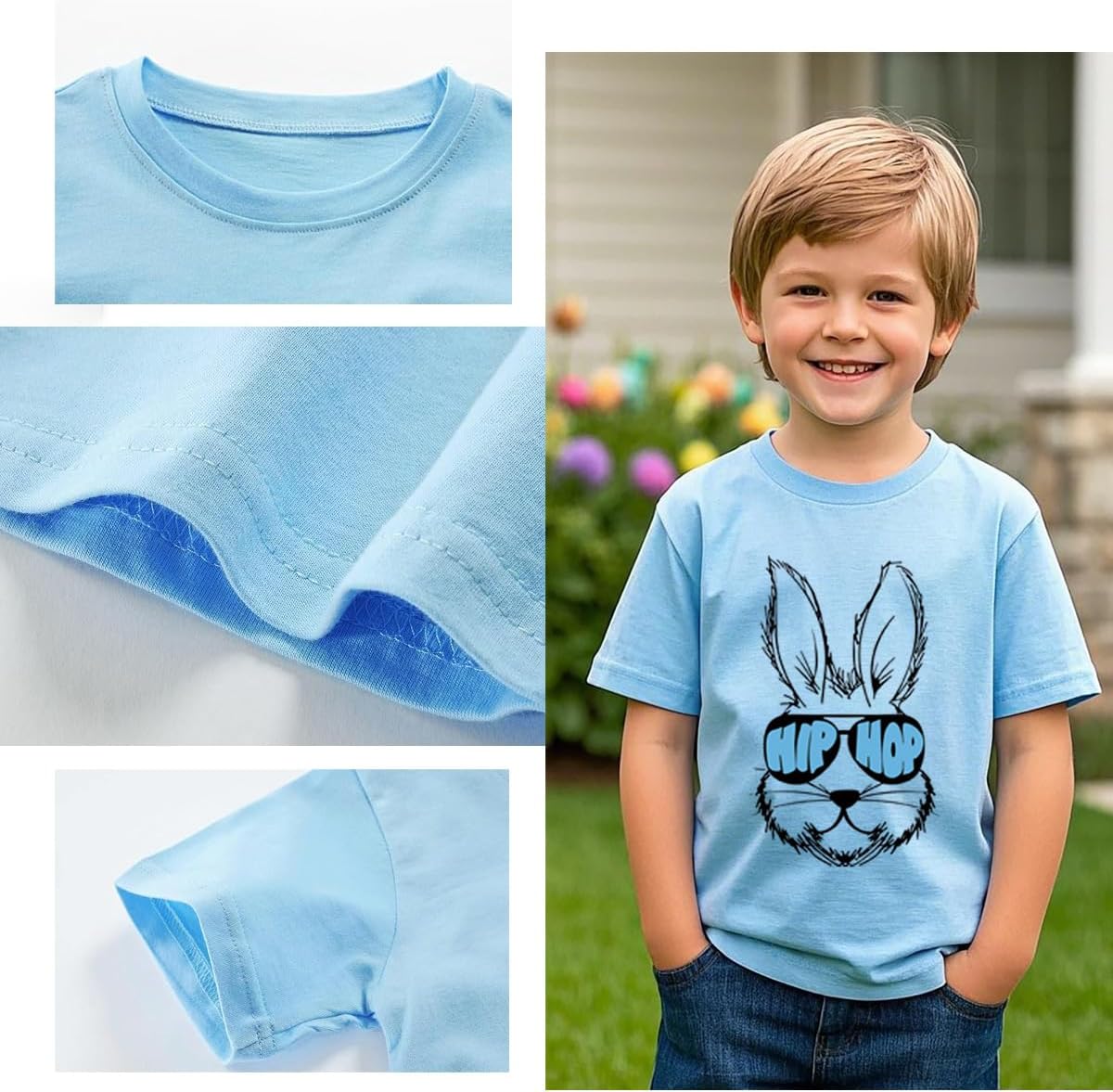Thumbnail 6 de Toddler Easter T-Shirt, Cotton