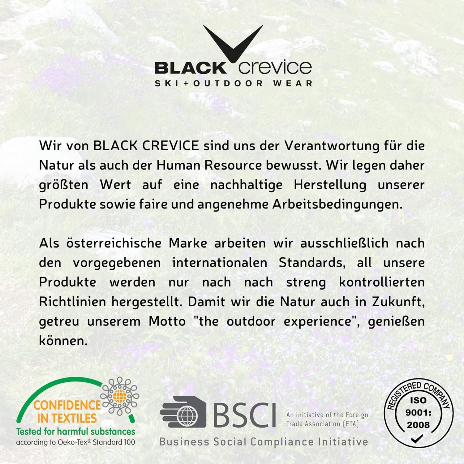 Detalle de Black Crevice Pantaloni da trekking da uomo: resistenza, asciugatura rapida e comfort per l'outdoor