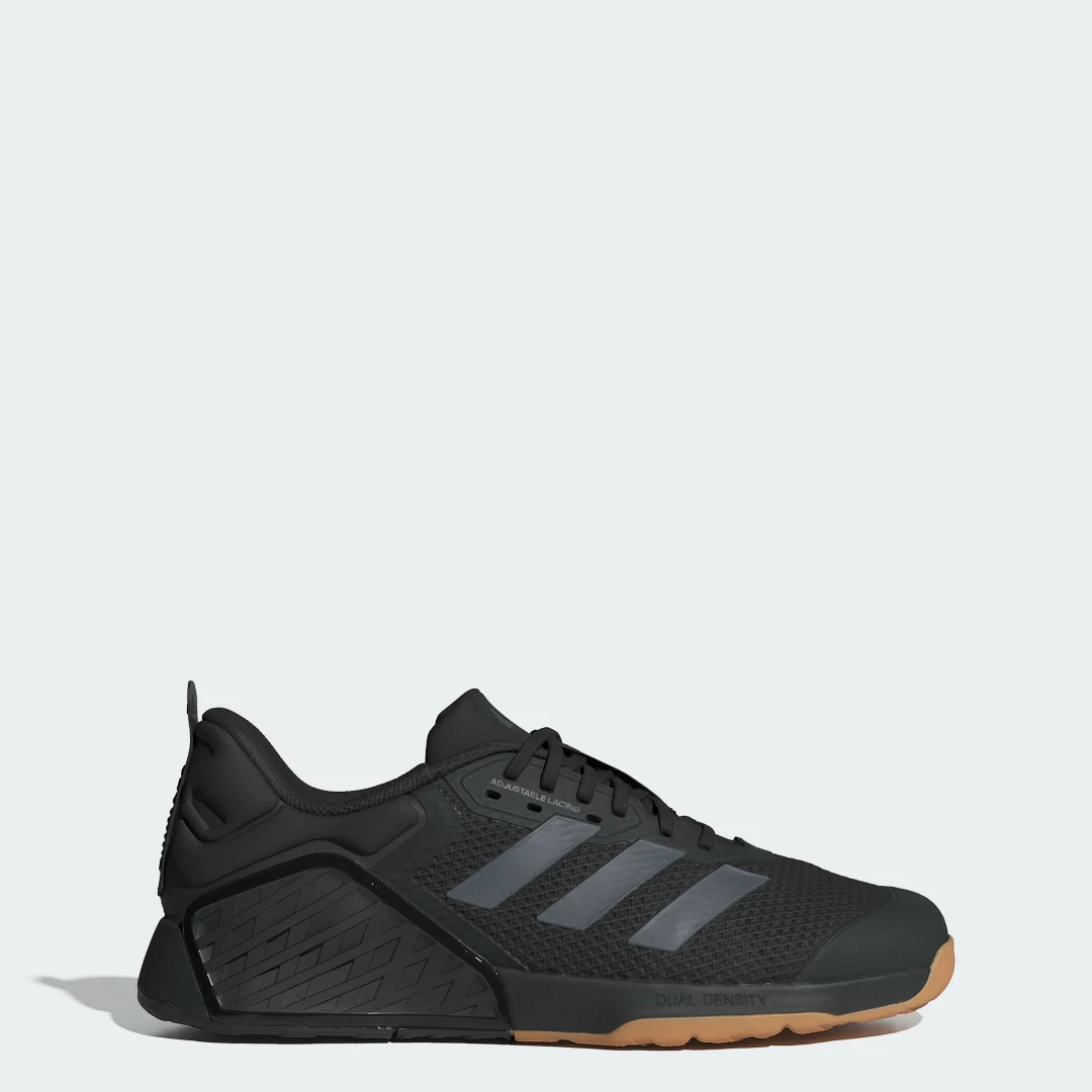 Detalle de Adidas Dropset 3: Zapatilla de training en negro para entrenar con confianza