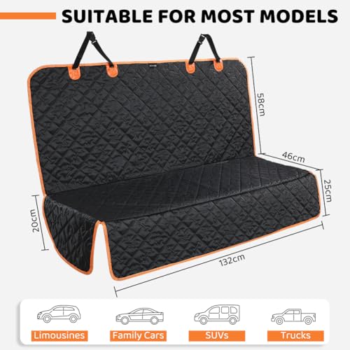 Detalle 2 de KYG Funda de asiento de coche para perro: protector impermeable y antideslizante para familias con mascotas
