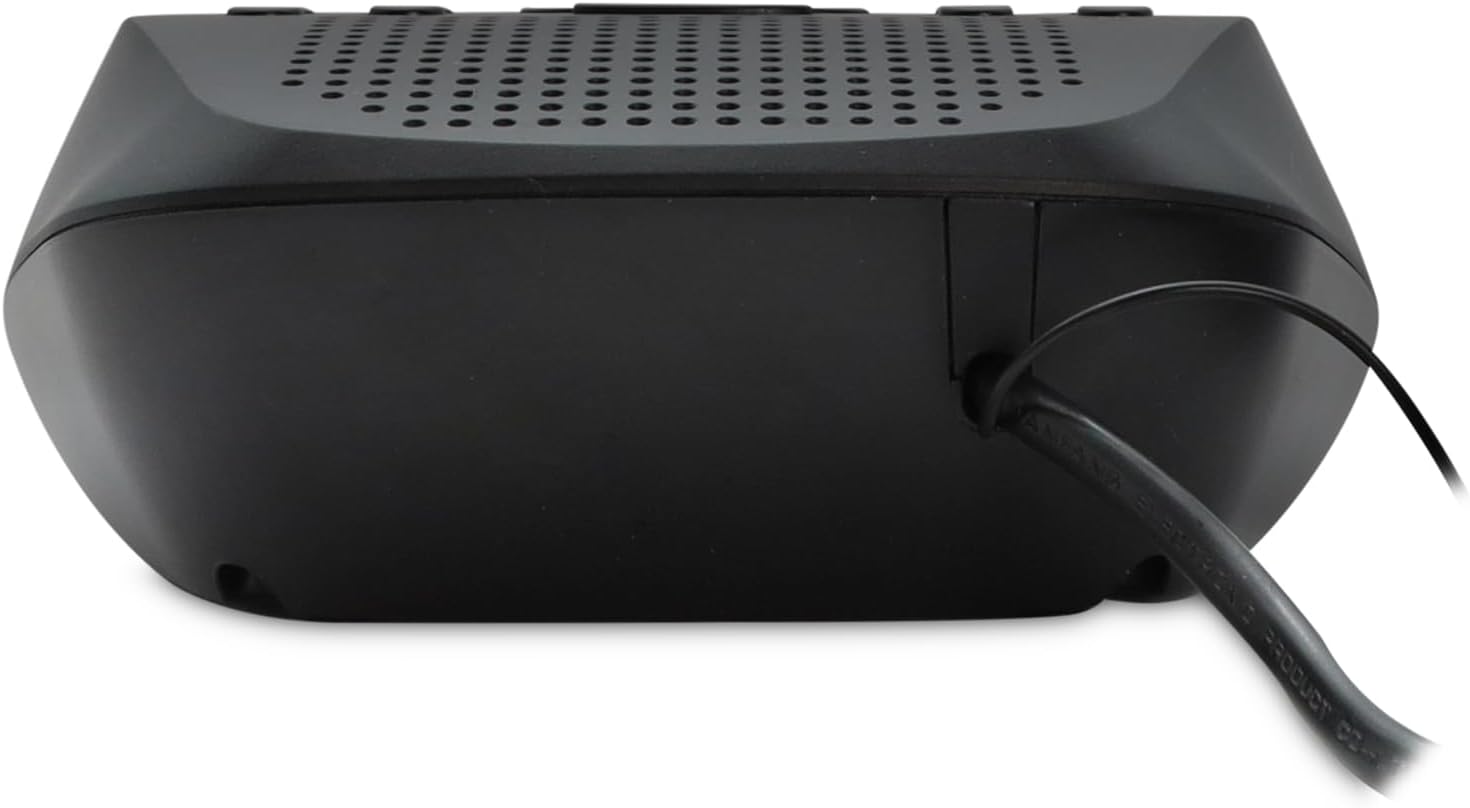 Detalle 2 de METRONIC 477003 Radio-Réveil FM Double Alarme – Grand écran LED rouge