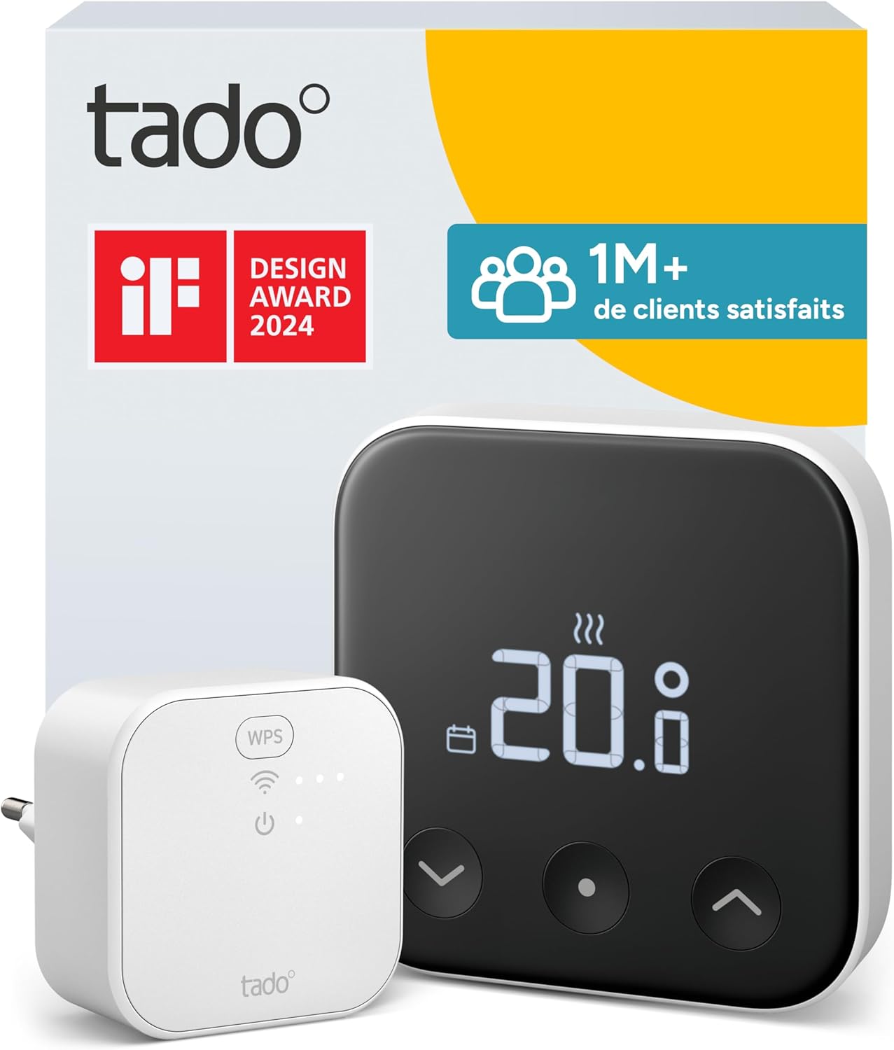 tado° Smart Thermostat X kit de démarrage pour chauffage connecté 🌡