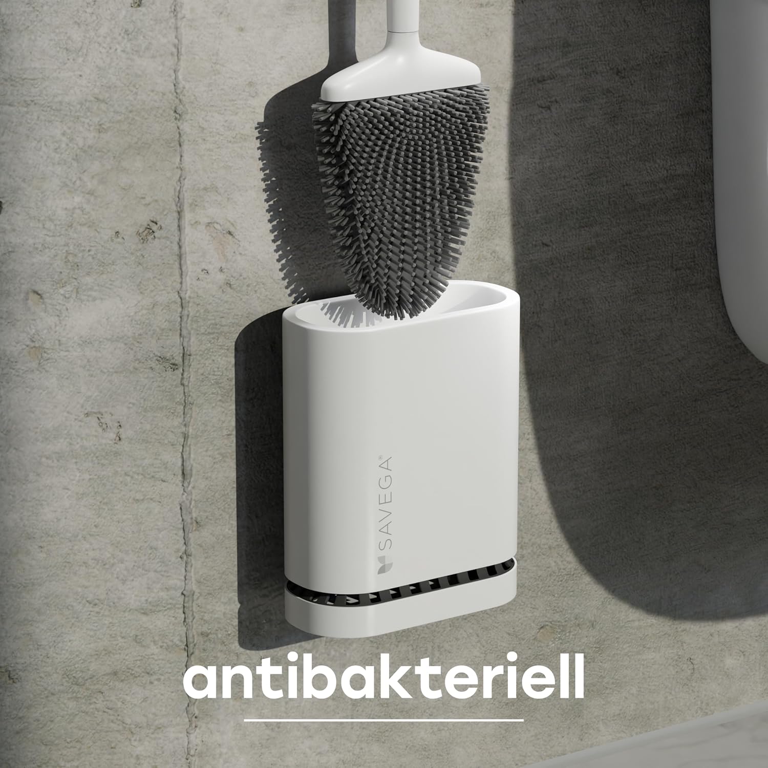 Detalle de SAVEGA Silikon Klobürste mit flachem Kopf 🚽