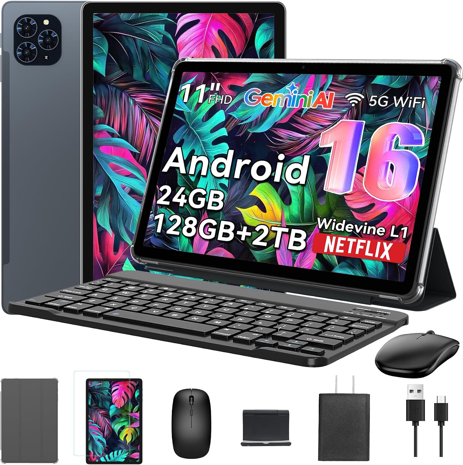 Detalle de TABWEE Tablet 2026 Android 16 11 Inch