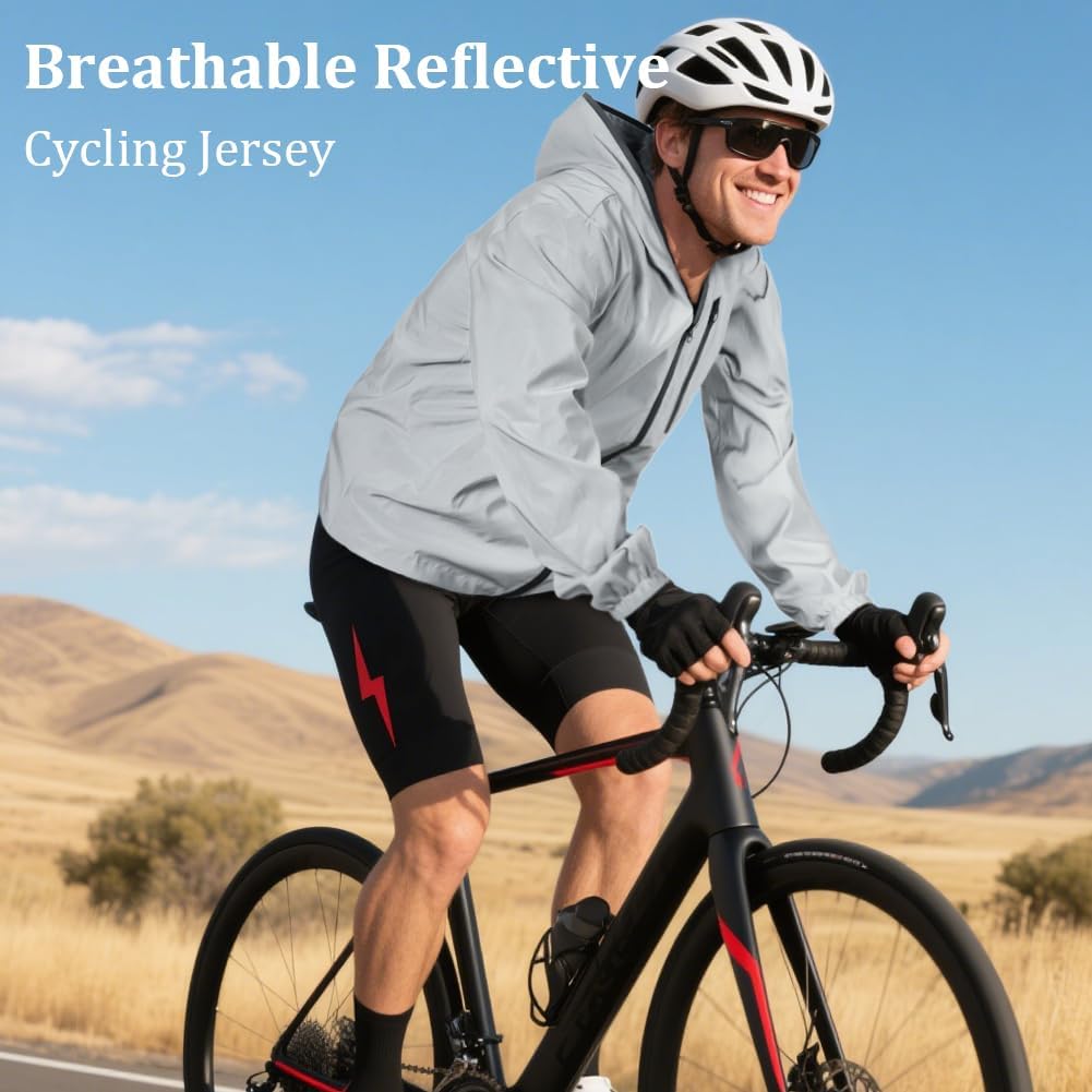 Thumbnail 4 de BSBUY Gilet riflettente ad alta visibilità unisex con zip e tasche