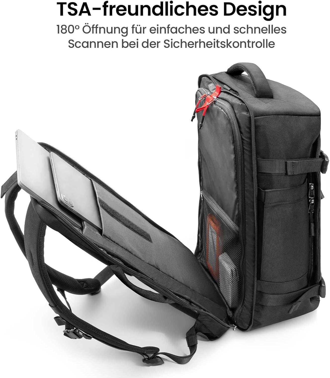 Thumbnail 2 de tomtoc 40L Reiserucksack – TSA-freundlich, 52 x 33 x 23 cm, Handgepäck für 15,6–17 Zoll