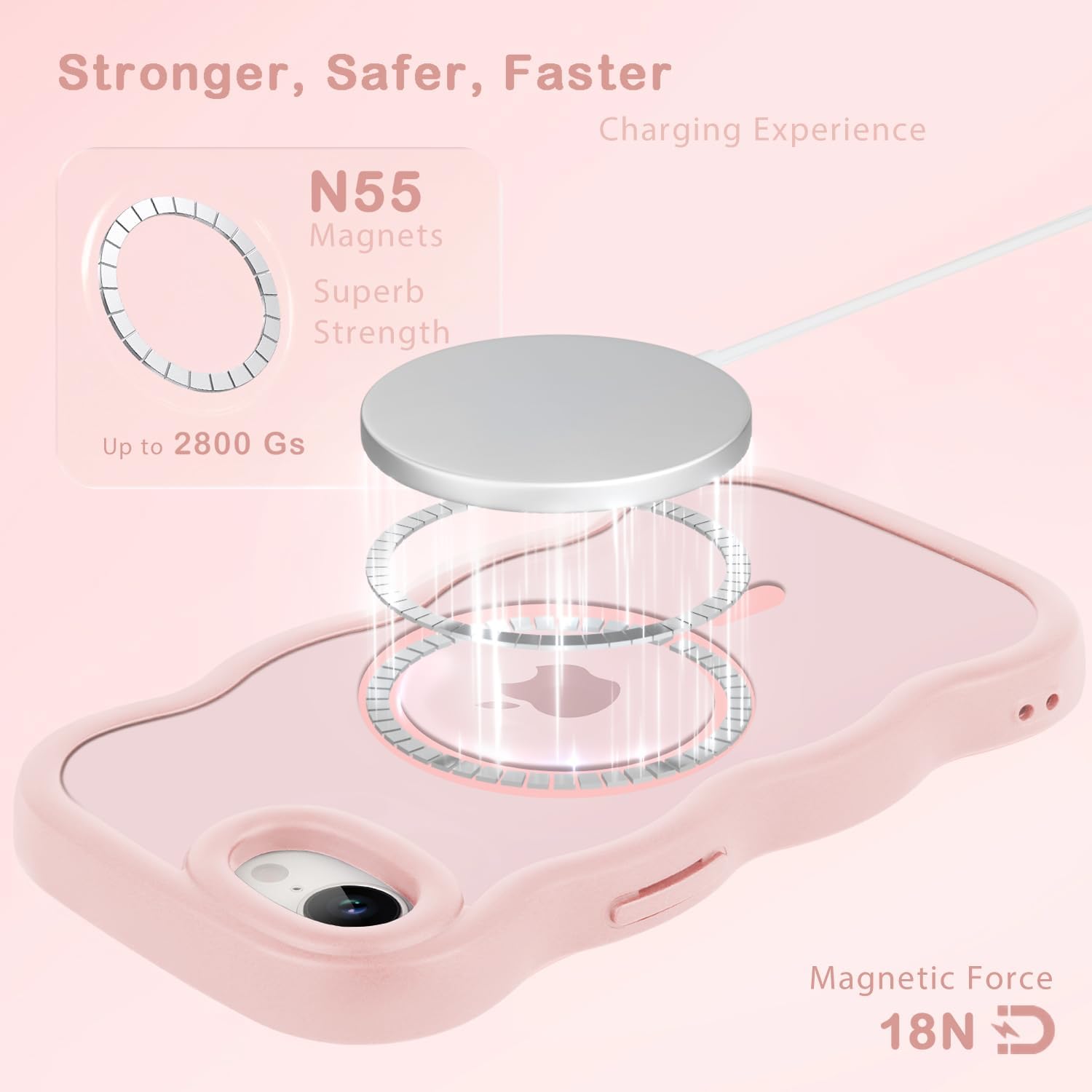 Thumbnail 2 de Amzfield Magnetic 16e Case for iPhone