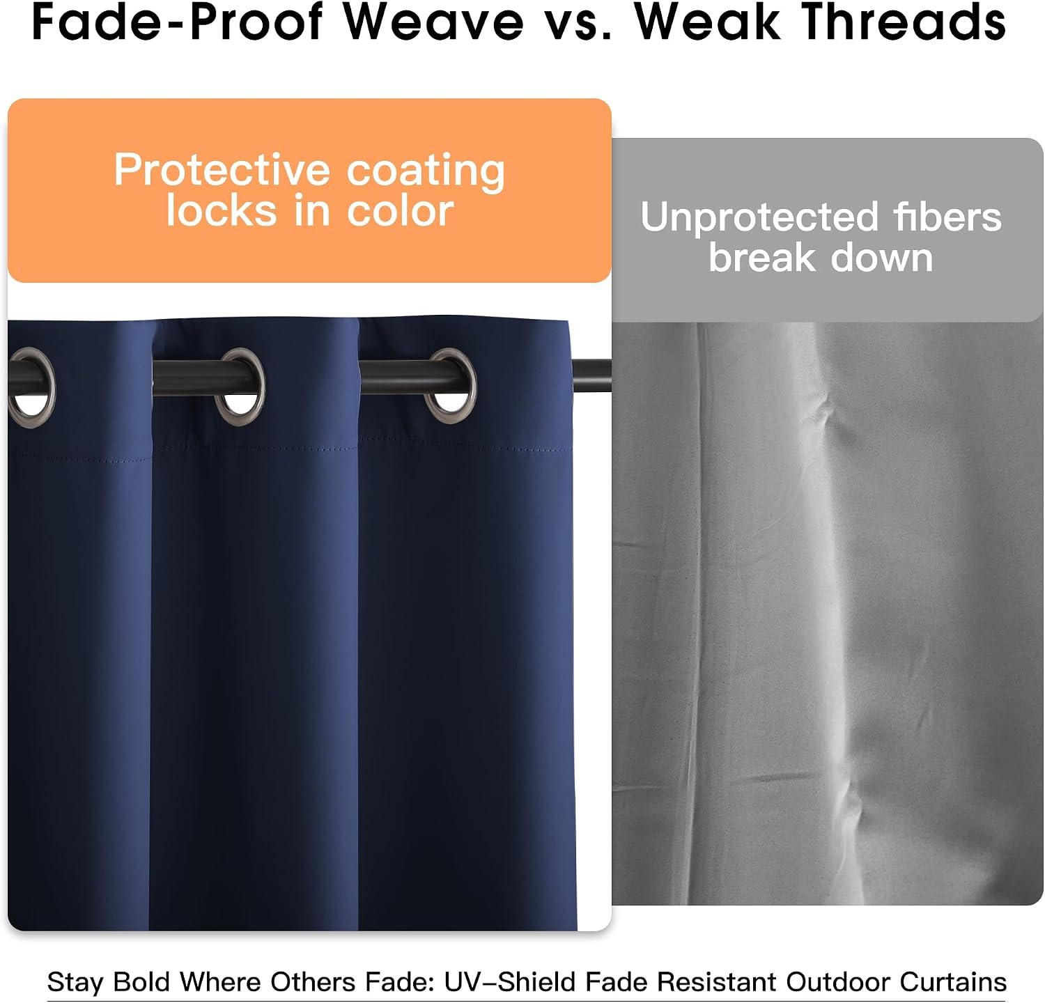 Thumbnail 6 de NICETOWN Outdoor Curtains, 52 x 72 in