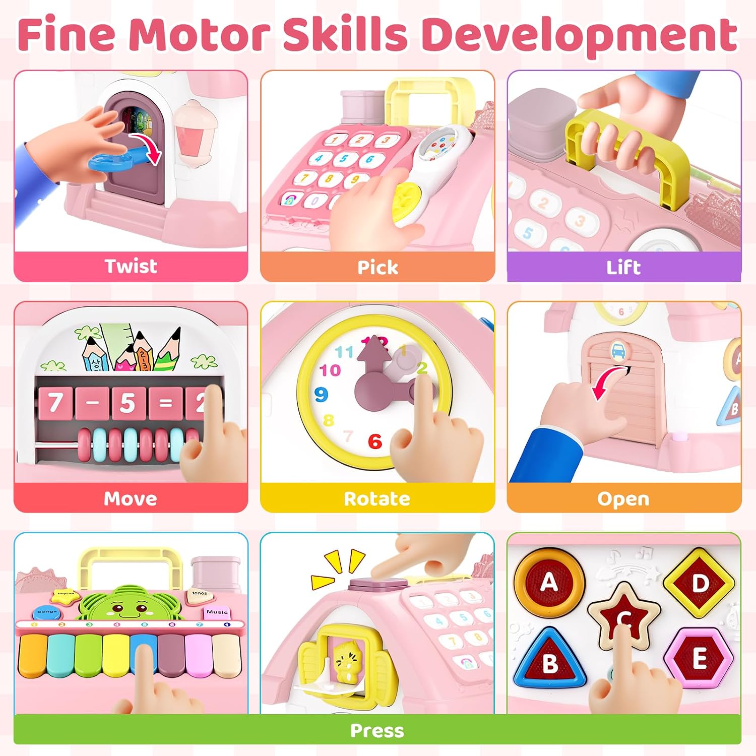 Detalle de Marstone 8-in-1 Musical Learning House for Toddlers