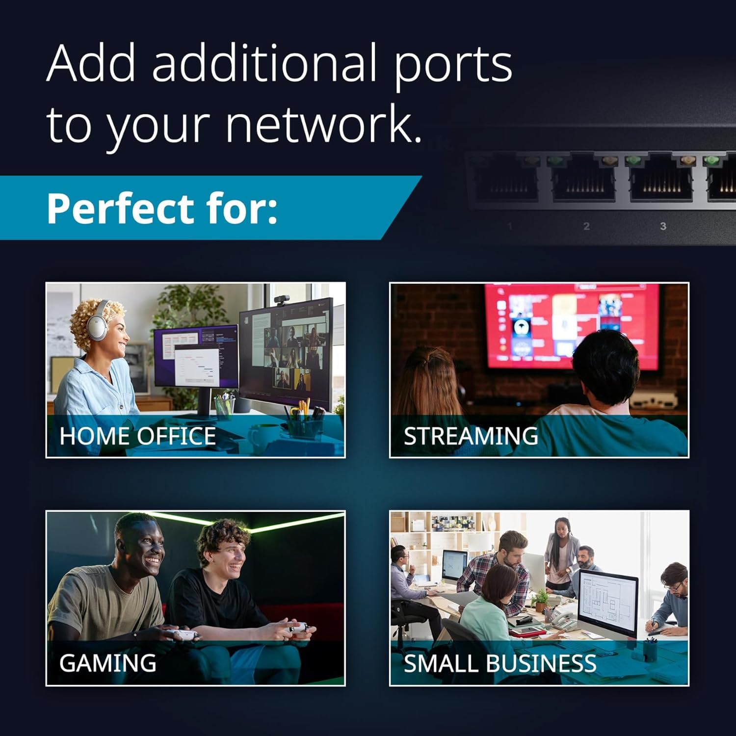 Thumbnail 3 de D-Link DGS-108 8-Port Layer2 Gigabit-Switch (lüfterlos, Metallgehäuse) für bis zu 2000 Mbit/s pro Port