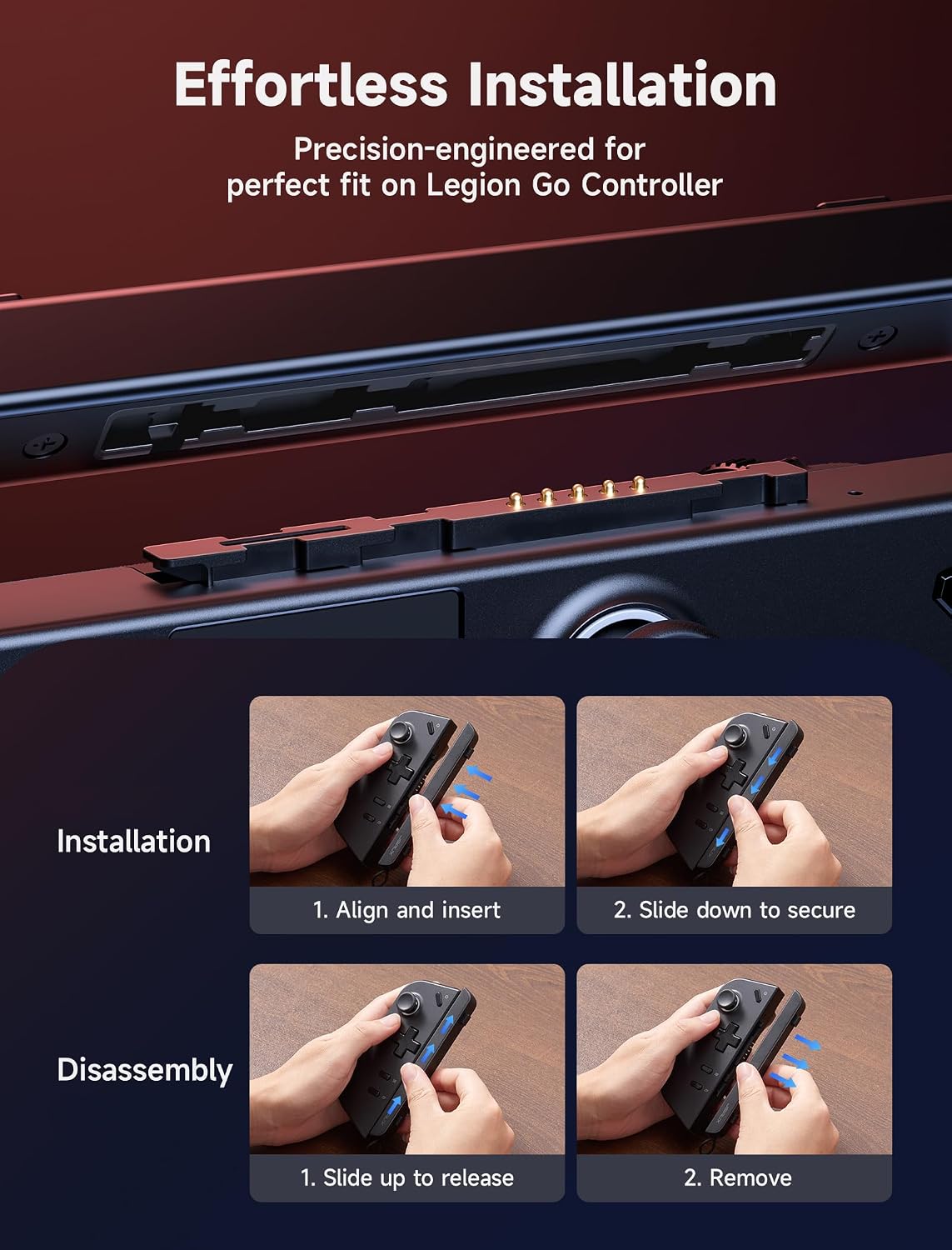 Thumbnail 6 de JSAUX Griffgurt-Set für Lenovo Legion Go Controller