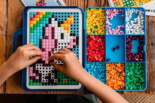 Detalle de Nathan Clic'Educ Pixels – Mallette de Loisirs Créatifs (6–9 ans)