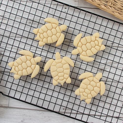 Detalle 2 de Emporte-pièce tortue de mer Bakerlogy – 7,5 × 8,5 cm (1 pièce)