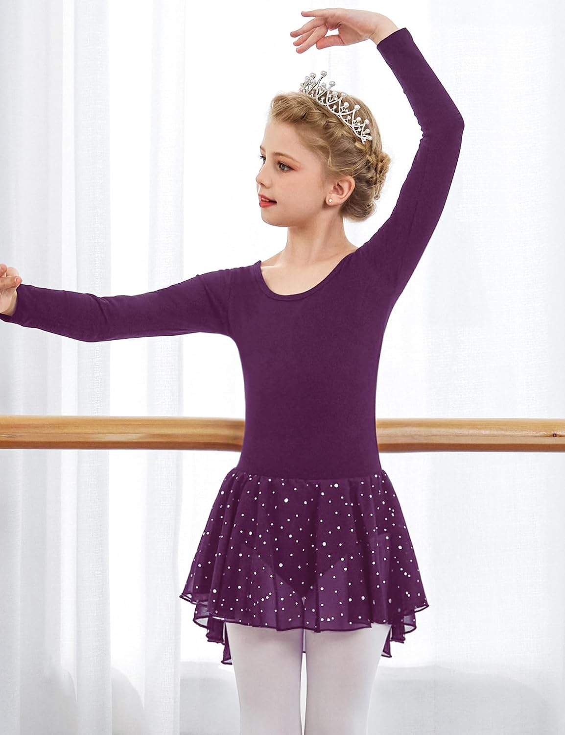 Detalle 2 de Vestito da balletto in cotone per bambine