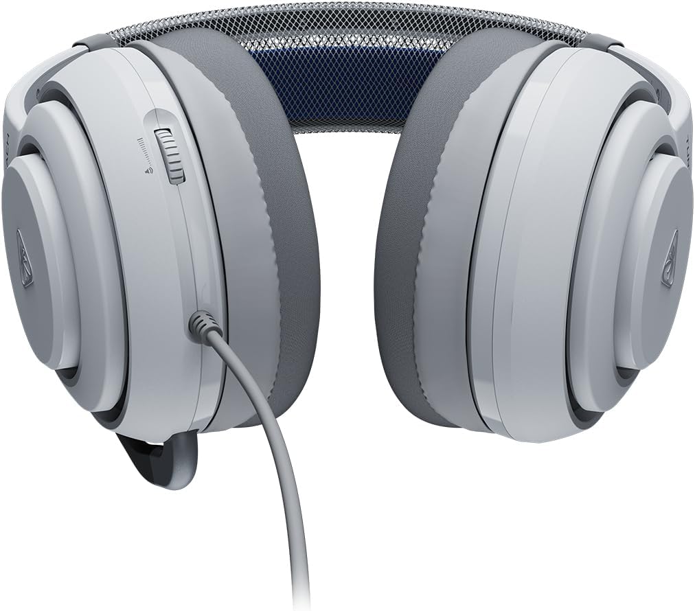 Detalle 2 de Turtle Beach Atlas 200 cuffie da gioco bianche cablate per PlayStation con driver Nanoclear da 50 mm e microfono flip-to-mute