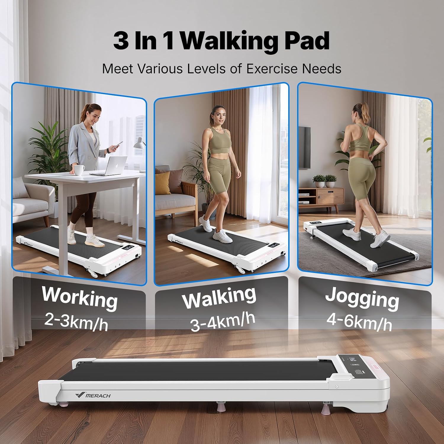 Thumbnail 6 de MERACH Walking Pad 136 kg