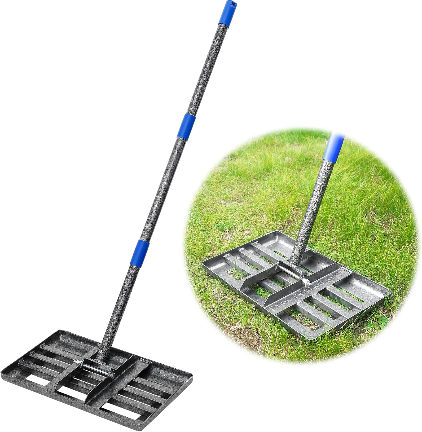 Thumbnail 6 de Rasenrechen Metall 152cm – Nivellierrechen mit glatten Kanten für Rasen, Erde verteilen und Boden ebnen