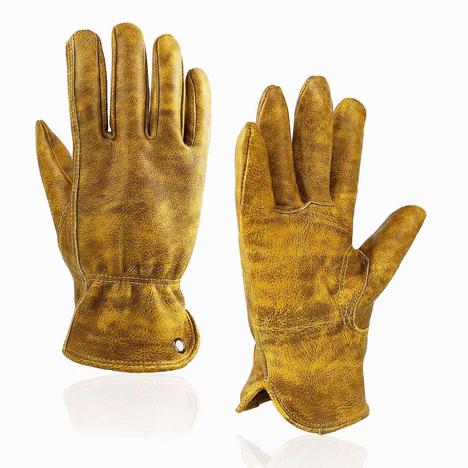 Detalle 2 de OLSON DEEPAK Cowhide Leather Work Gloves Large