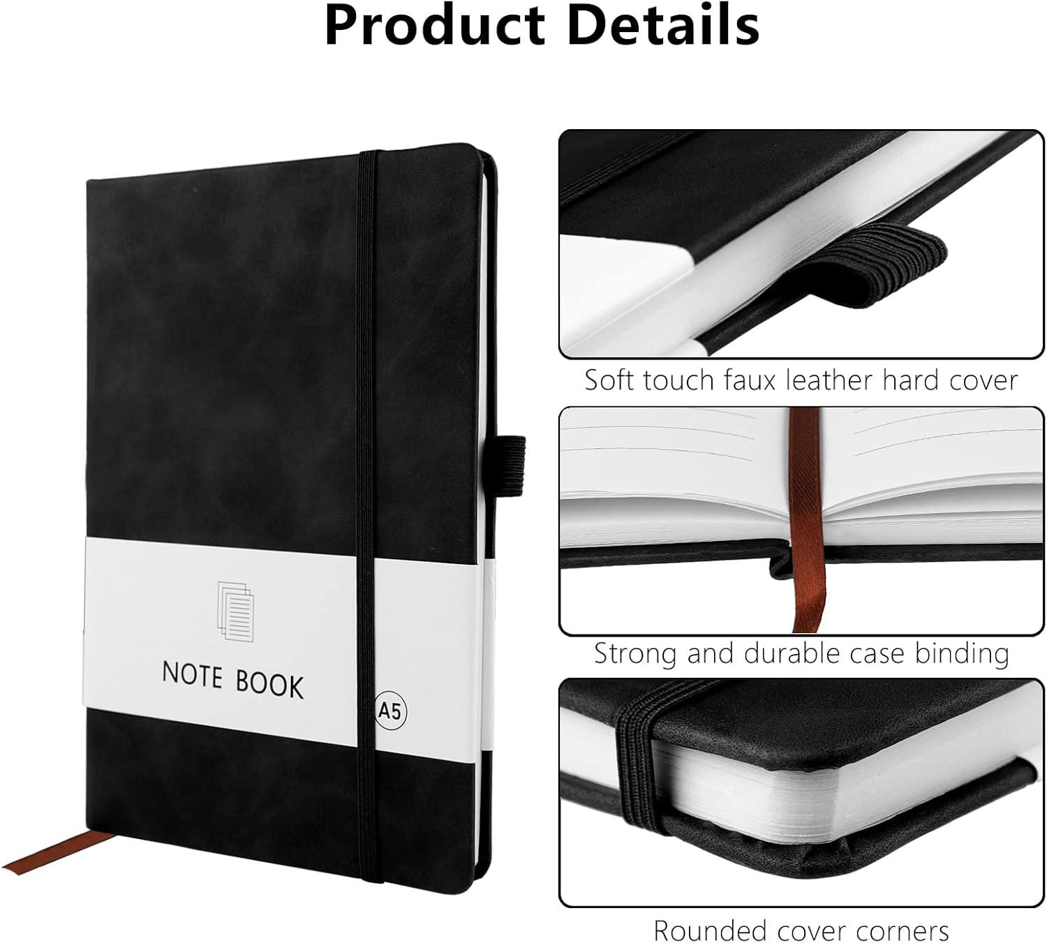 Thumbnail 2 de A5 Notebook 2 Pack — 200 pages, hardback