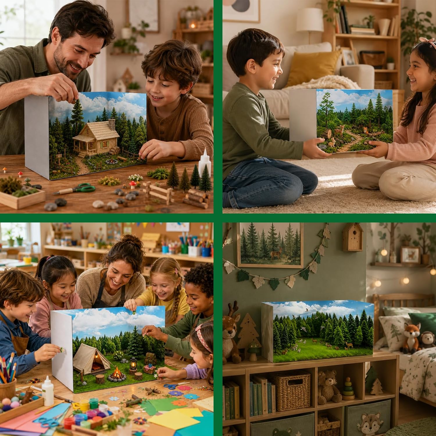 Thumbnail 4 de Ecmln Jungle Diorama Kit with Cardboard Box
