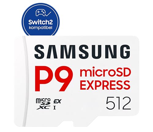 Detalle 2 de Samsung P9 Express microSD Express 512 GB – High-Speed Speicherkarte für Nintendo Switch 2