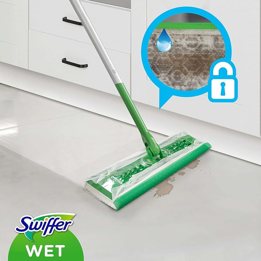 Thumbnail 1 de Swiffer Sweeper Paños Húmedos con Fragancia de Limón, 60 Unidades🧹