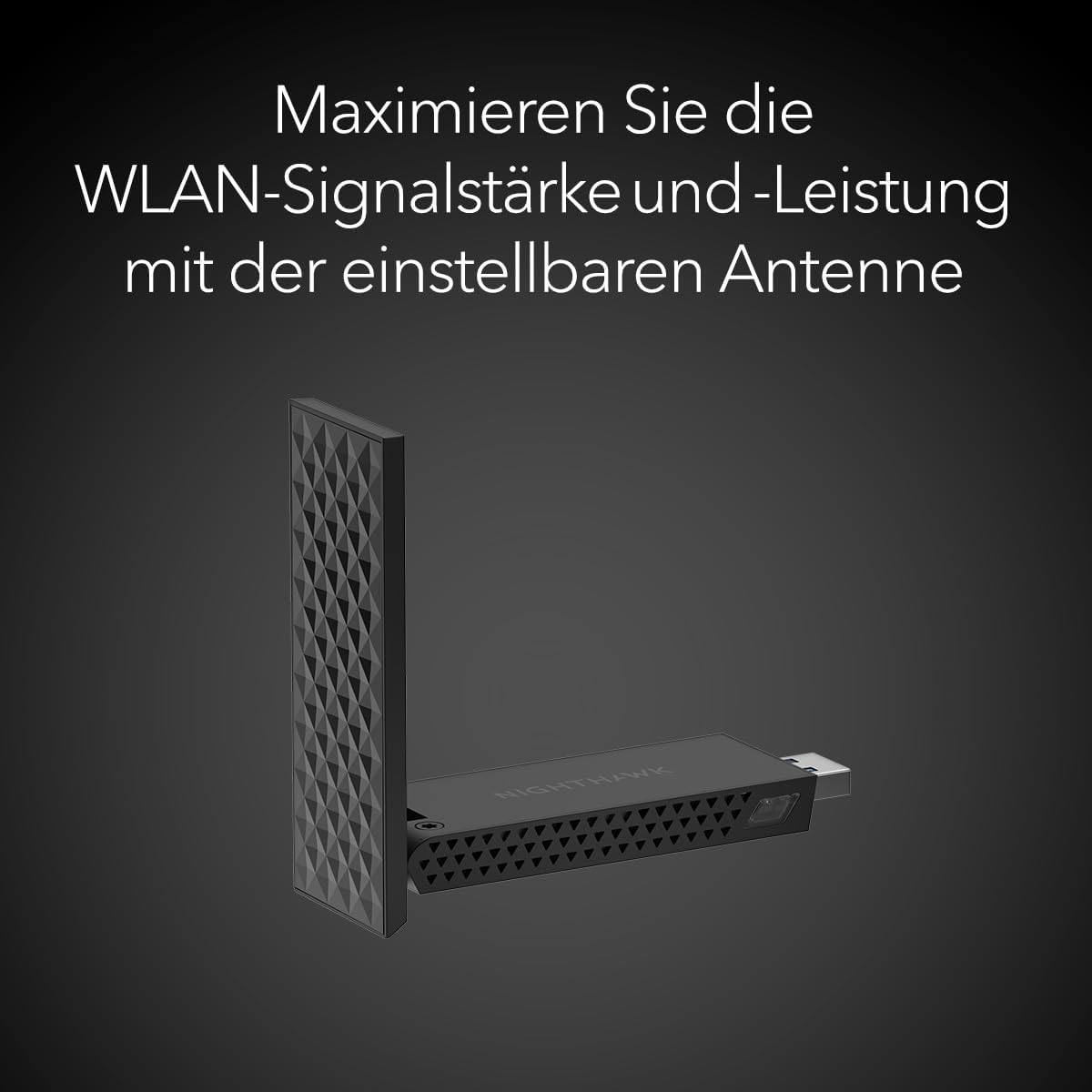 Thumbnail 4 de NETGEAR Nighthawk WiFi 7 USB 3.0-Adapter A8500 (BE5000) für Windows-PCs – Tri-Band mit bis zu 5 Gbit/s