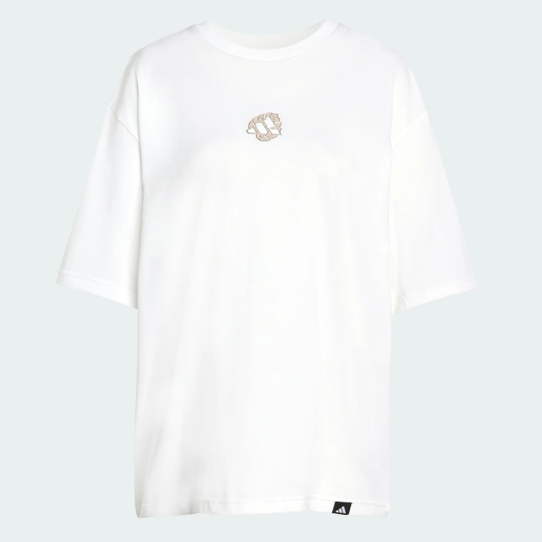 Detalle 2 de Camiseta holgada con estampado de inspiración animal de Adidas