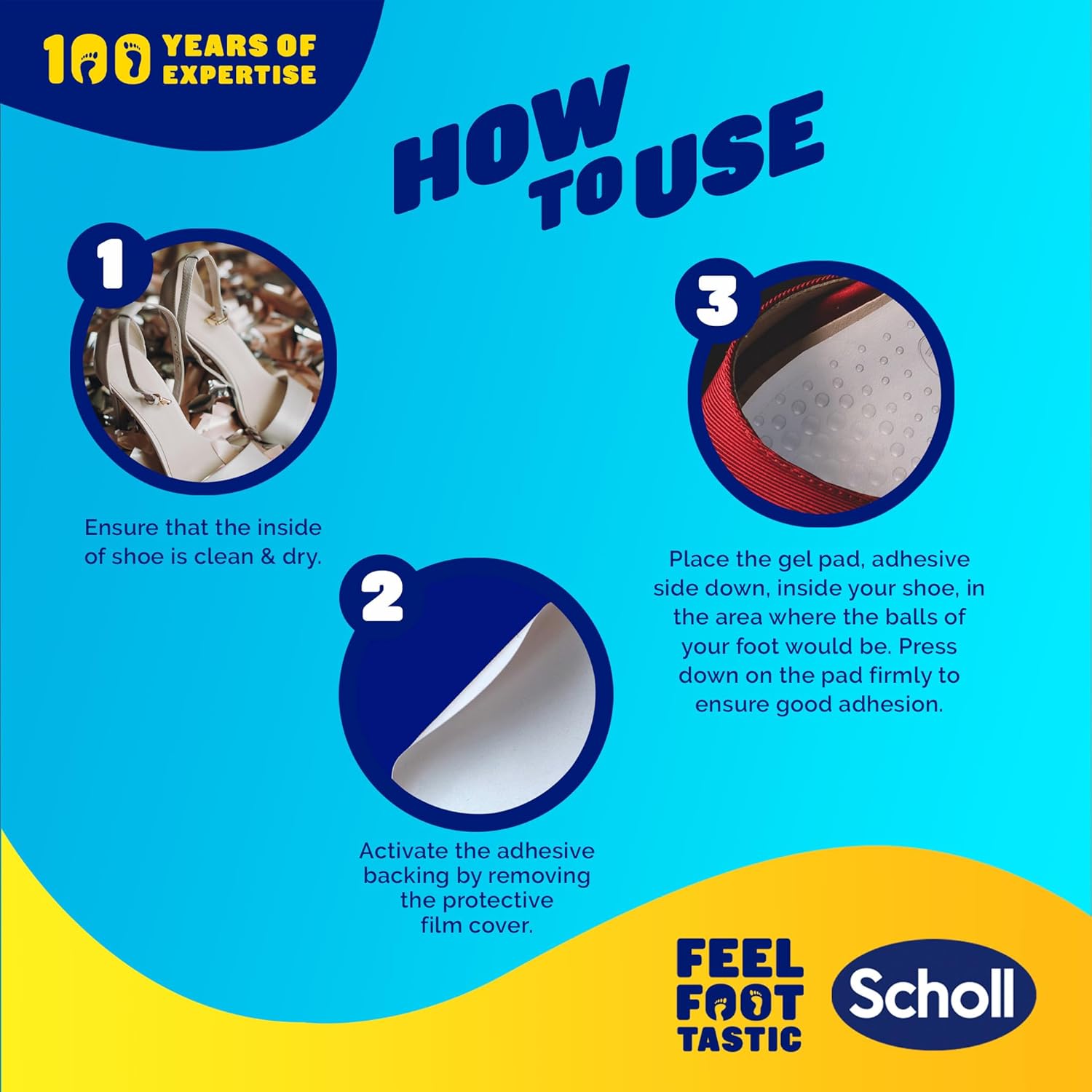Detalle 2 de Dr. Scholl’s Party Feet Ball of Foot Gel Cushions with GelActiv technology (1 pair)