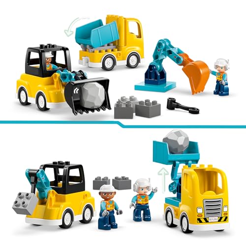 Thumbnail 2 de LEGO DUPLO Veicoli da Cantiere 3 in 1 - Gioco Didattico Montessori 10475