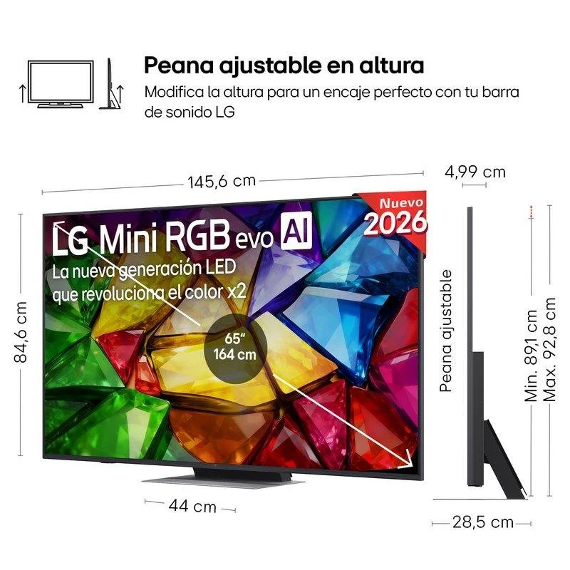 Thumbnail 3 de LG MiniLED 65MRGB87B6B: TV 65" 4K con rendimiento gaming y WebOS 6.0