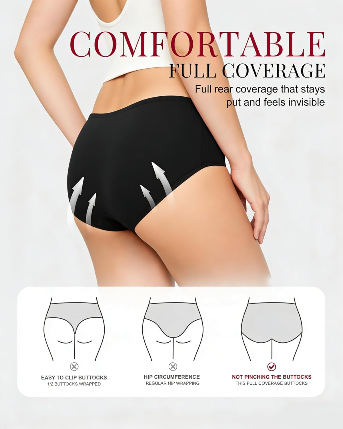 Thumbnail 4 de Cholewy Womens Underwear Multipack – Soft Cotton Knickers, Pack of 6