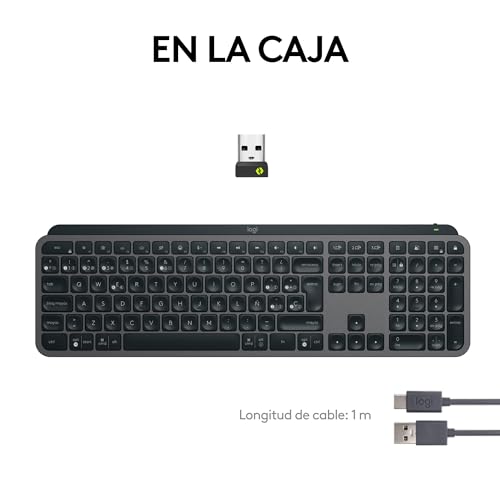 Thumbnail 9 de Logitech MX Keys S: Teclado inalámbrico de perfil bajo para escritura fluida y multitarea