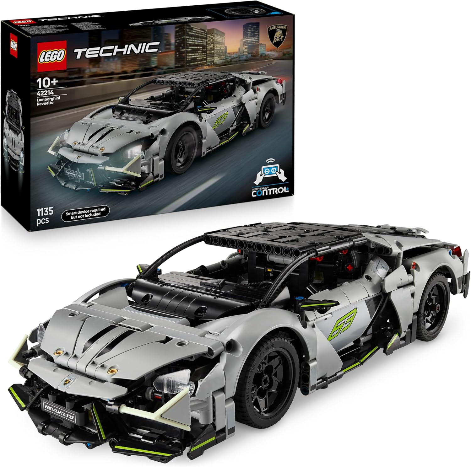 Detalle de LEGO Technic Superdeportivo Lamborghini Revuelto 42214