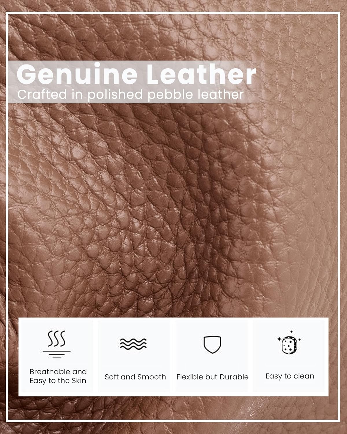 Thumbnail 4 de befen Genuine Leather Crossbody Bag for Women: Small RFID-Blocking Phone Bag