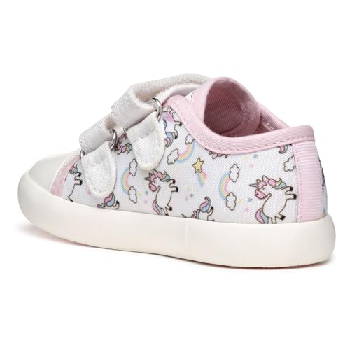 Thumbnail 4 de Geox B GISLI Girl B zapatillas bebé White/Pink