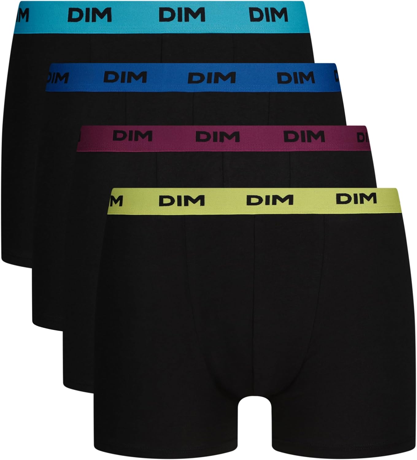 Thumbnail 5 de Lot de 4 boxers homme DIM Coton Stretch « Mix and Colors »