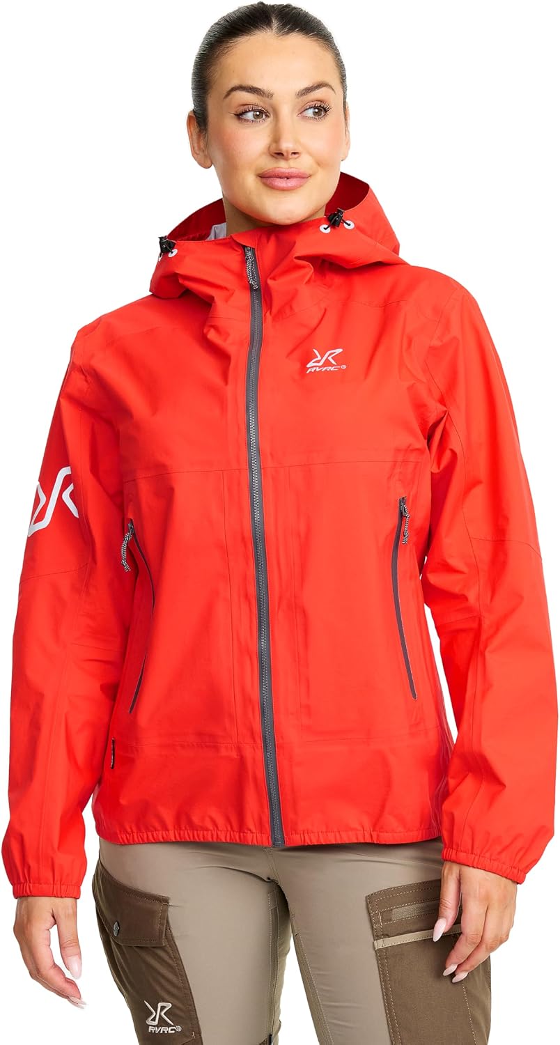 Detalle de RevolutionRace Arcade 3L Lightweight Jacket da donna: giacca impermeabile leggera ripiegabile