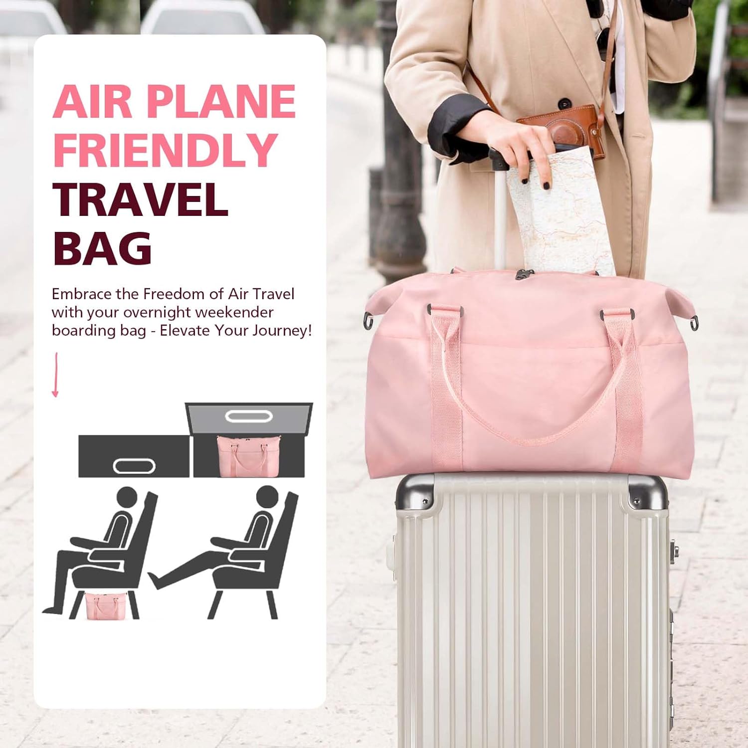 Detalle de TOPBAG Travel Duffle Bag 47.2 x 36.1