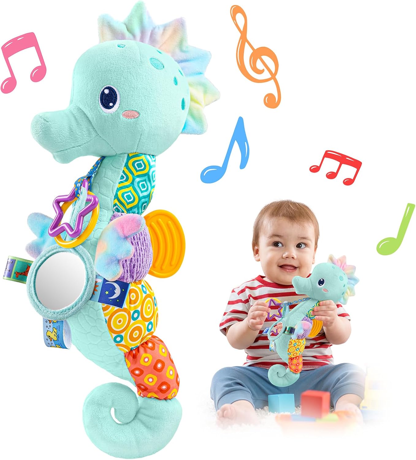 Detalle de LIGHTDESIRE Musical Plush Seahorse