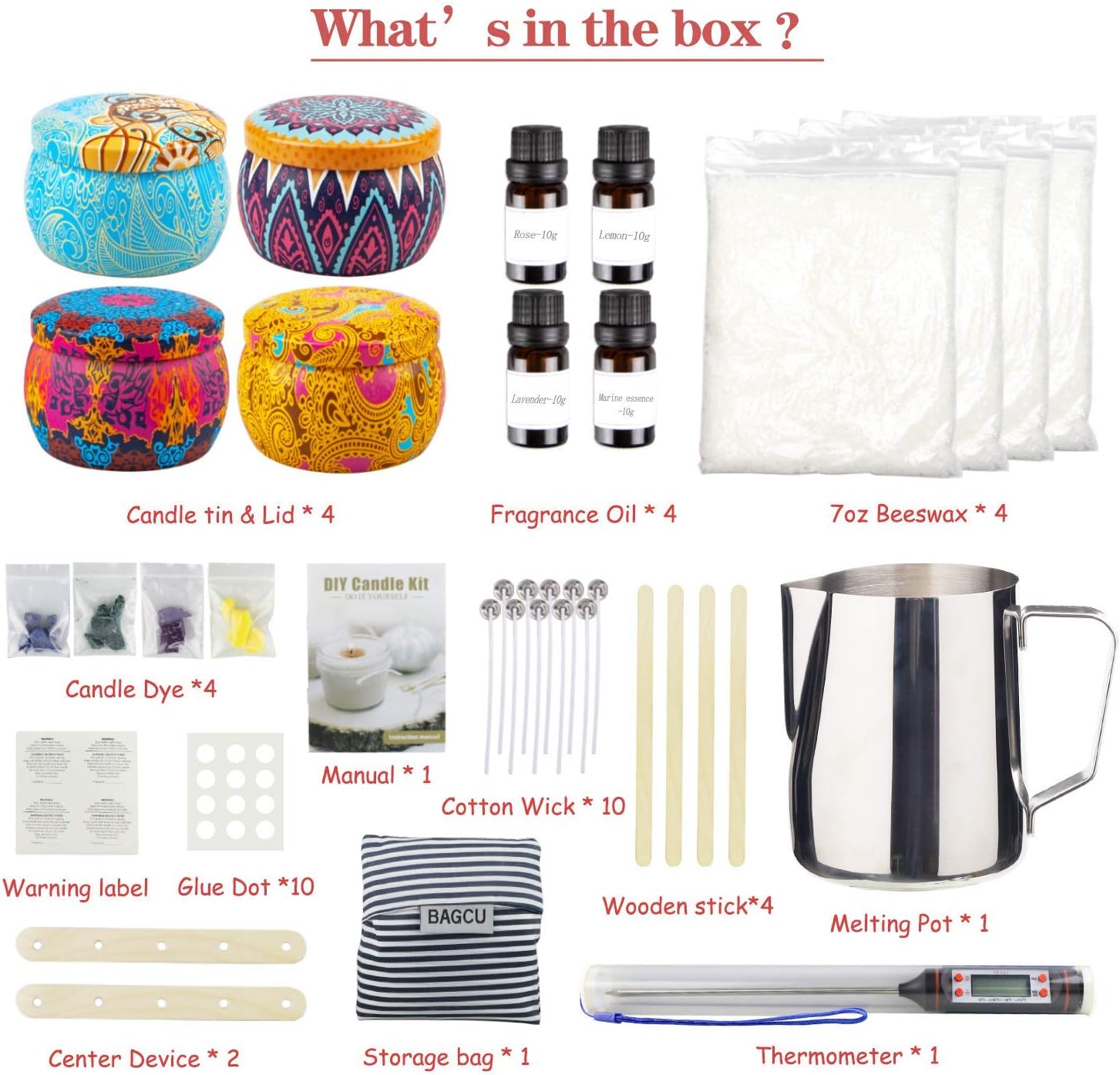 Thumbnail 1 de YINUO LIGHT Kit de Velas Perfumadas de Cera de Abejas 🕯️