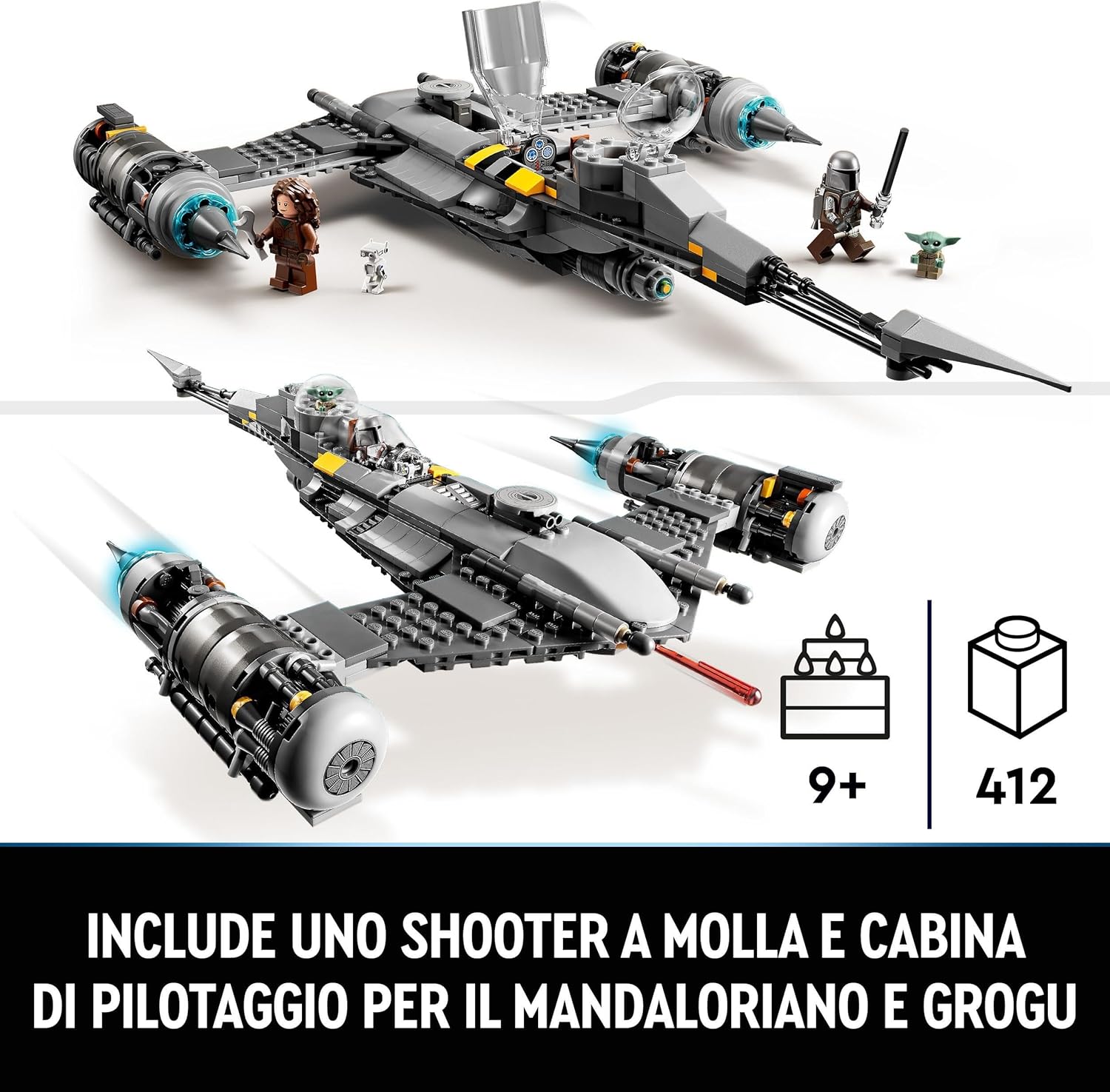 Thumbnail 2 de LEGO Star Wars Starfighter N-1 del Mandaloriano (75325)