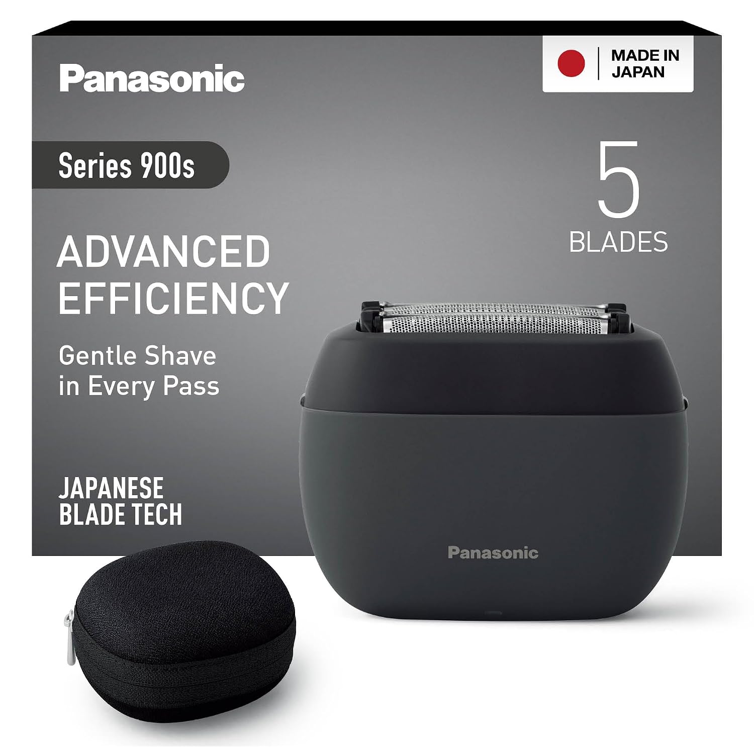 Detalle de Panasonic ES-PV3B-K803 Series 900s Premium – Nass- und Trockenrasierer mit 5 Klingen und Bartsensor