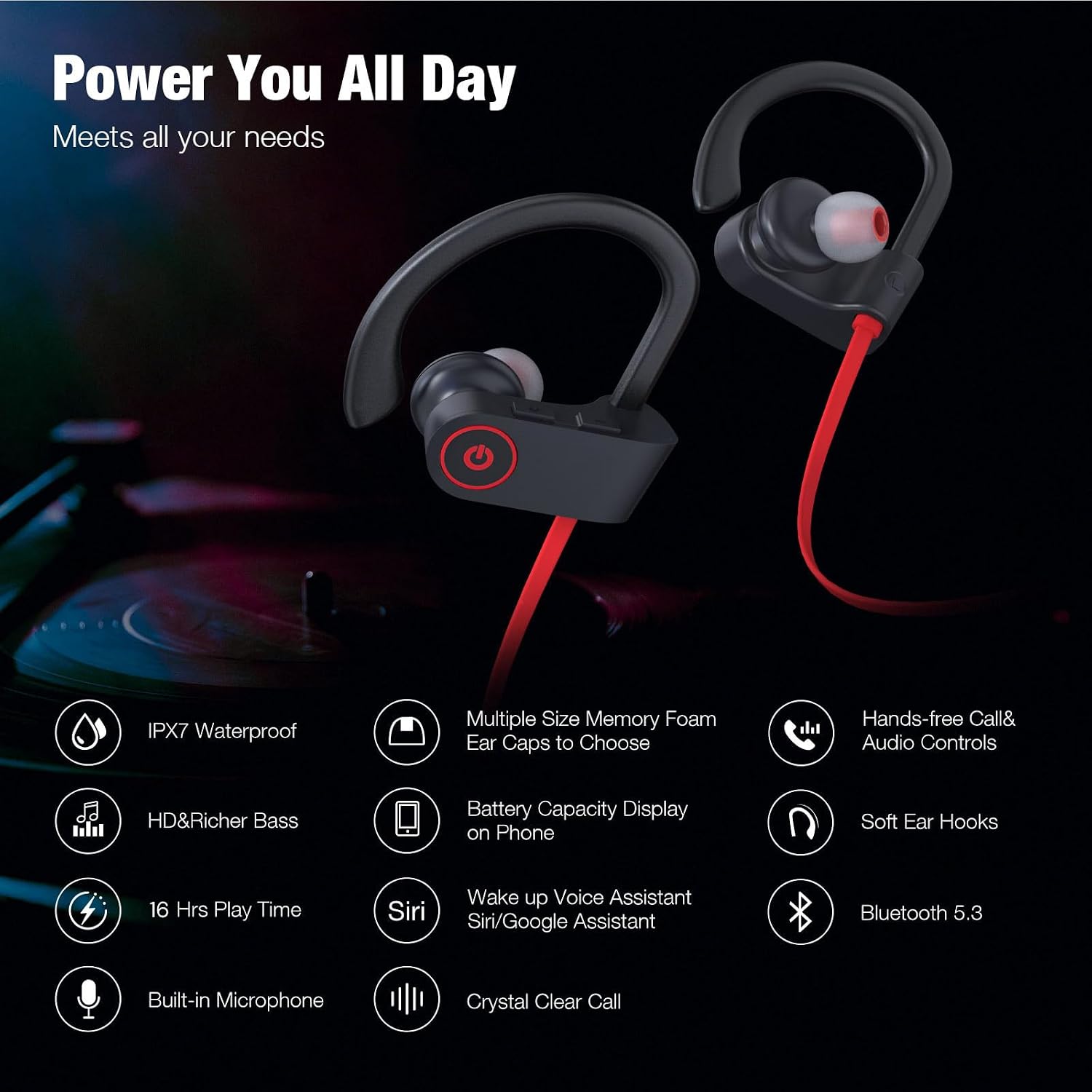 Thumbnail 1 de Boean Wireless Earbuds Bluetooth 5.3