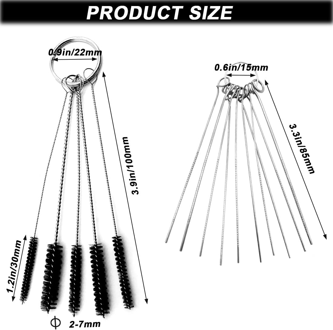 Detalle de Nylon Mini Cleaning Brush Set