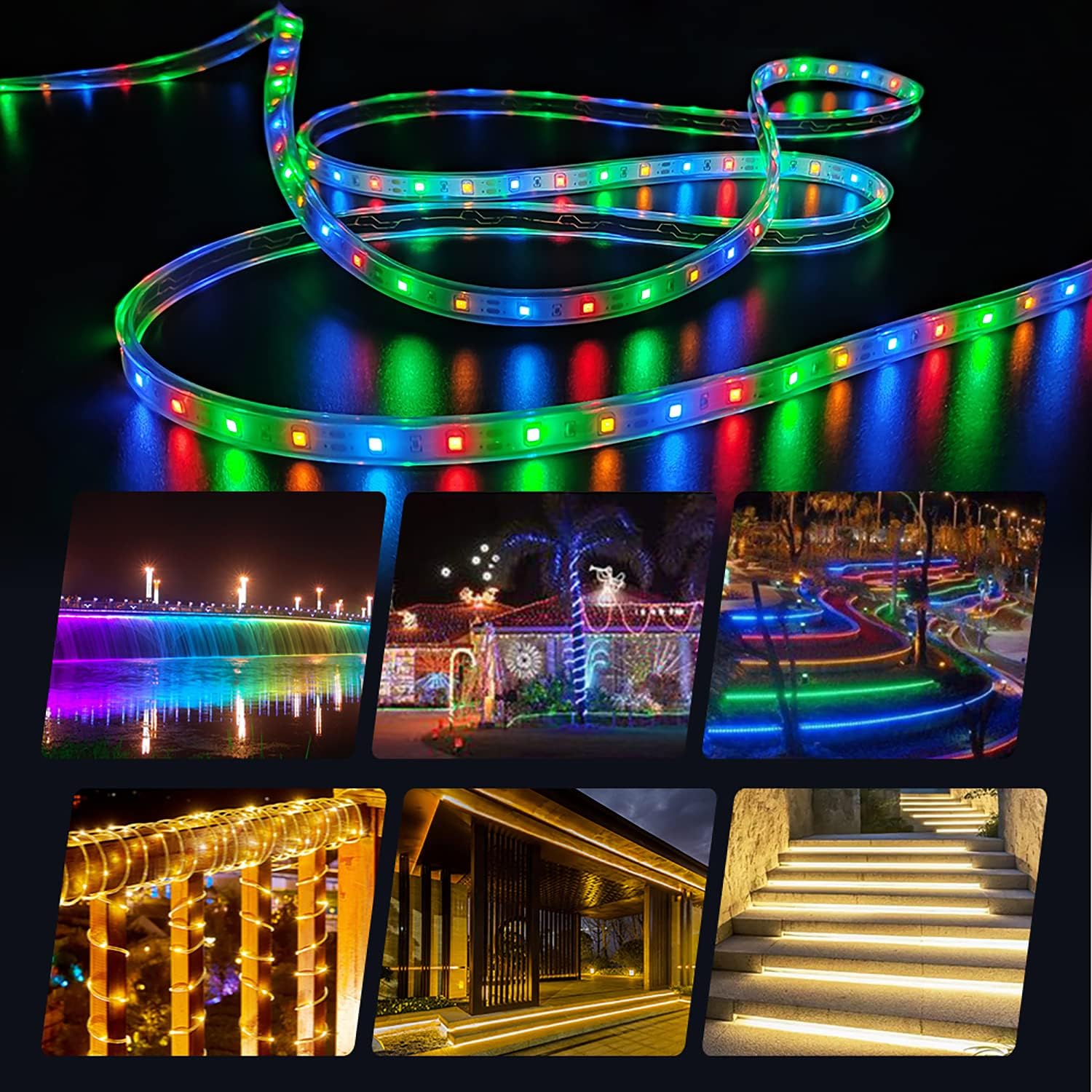 Thumbnail 5 de MIWATT Solar Strip Lights 5M, 280 LEDs