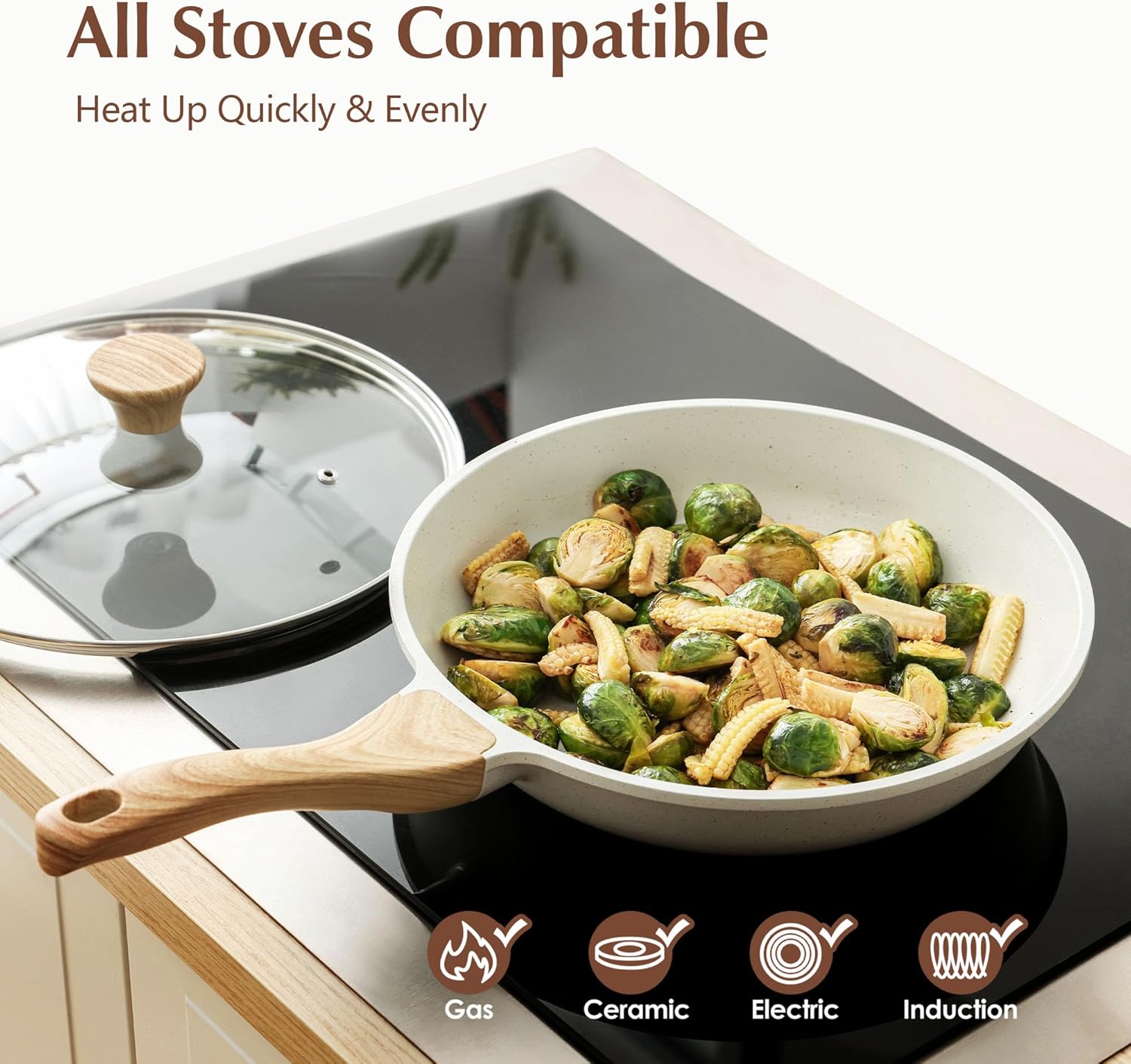 Thumbnail 4 de SENSARTE Ceramic Frying Pan 10-inch