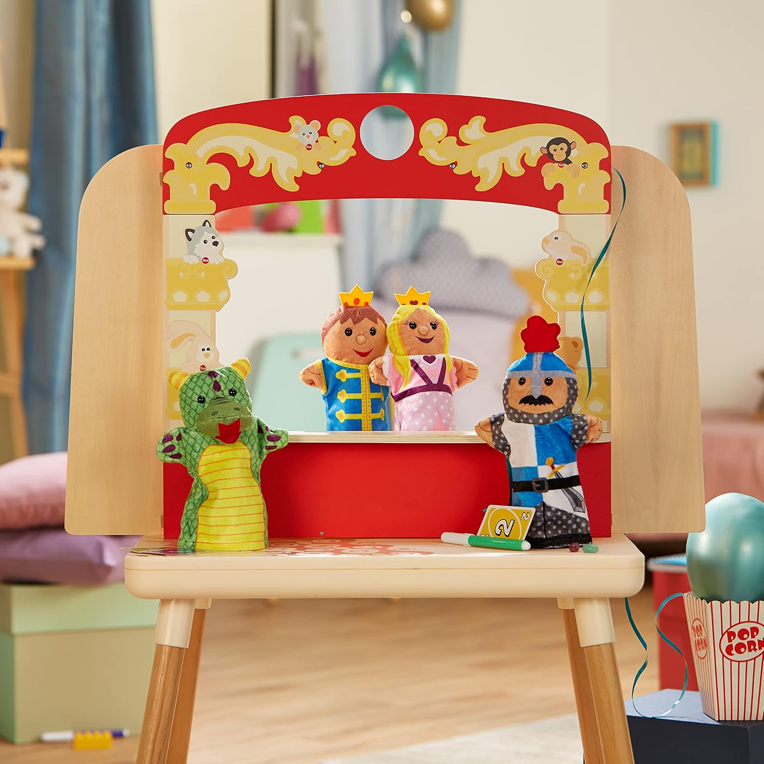 Detalle 2 de Melissa & Doug 4 Títeres de mano ⭐ para contar historias