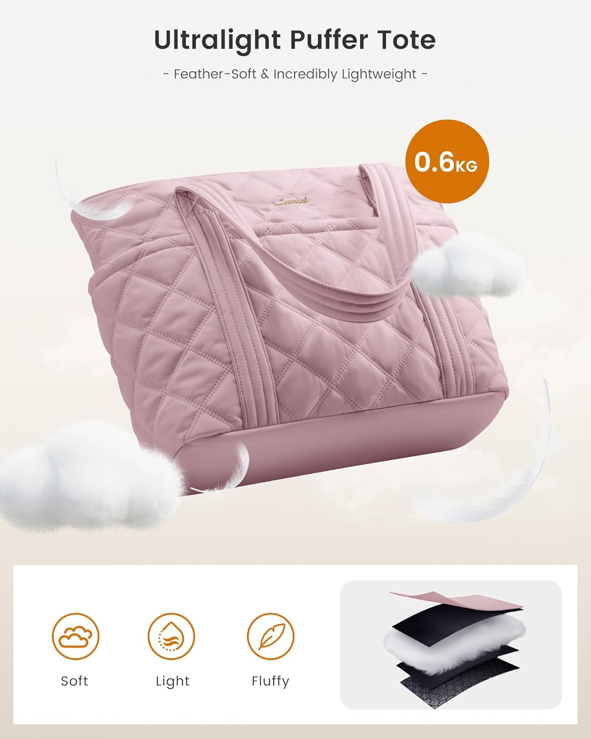Detalle 1 de LOVEVOOK Shopper Tasche Damen 40 x 14 x 33 cm